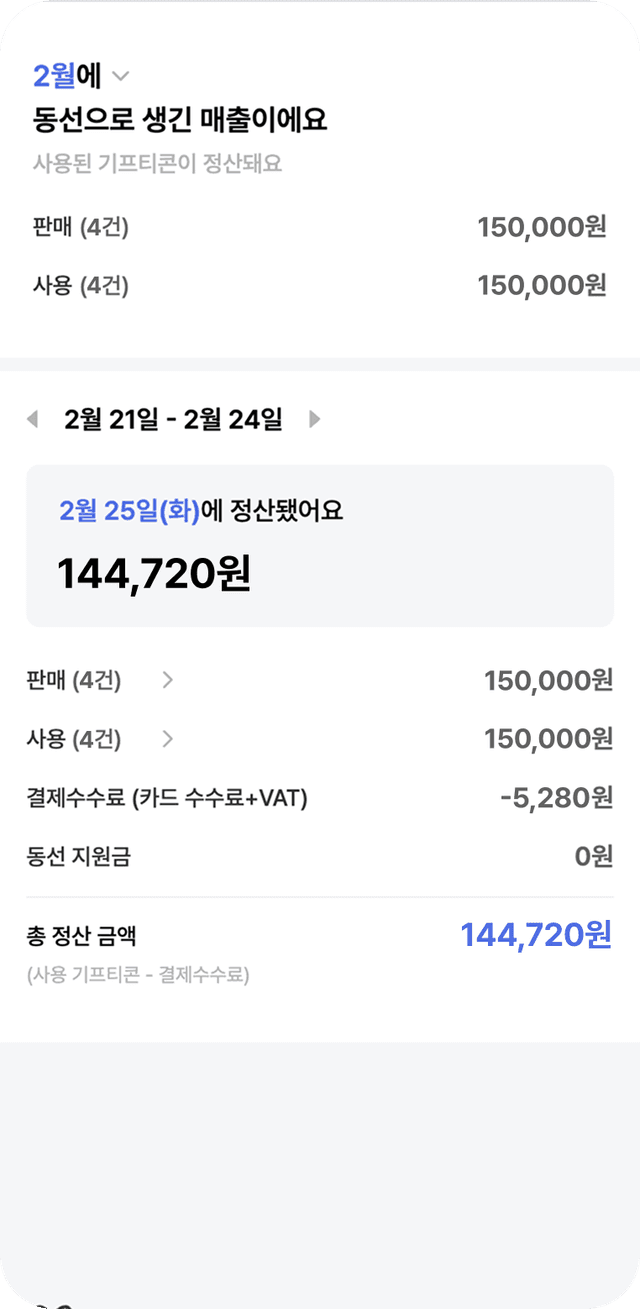 모바일 기프티콘 제작 순서